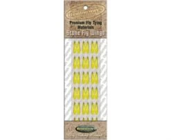 Hemingway's Stonefly Wings - Funky Fly Tying -Fly Fishing Supplies Store Hemingways Stonefly Wings yellow