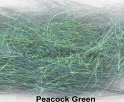 Hends Angel Hair - Funky Fly Tying -Fly Fishing Supplies Store Hends Angel Hair Peacock Green 1