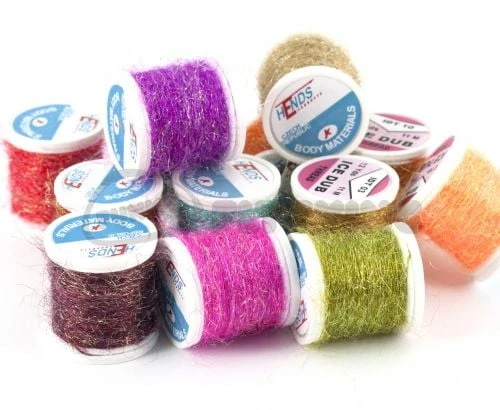 Hends Ice Dub Thread - Funky Fly Tying 1 Hends Ice Dub Thread - Funky Fly Tying