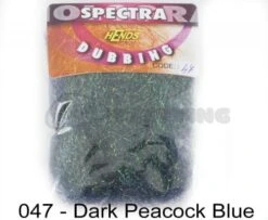 Hends Spectra Dubbing Packets - Funky Fly Tying -Fly Fishing Supplies Store Hends Spectra Dubbing Packets Peacock Dark Blue 1