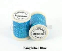 Funky Holographic Tinsel - Funky Fly Tying 22 Funky Holographic Tinsel - Funky Fly Tying -Fly Fishing Supplies Store Holographic Tinsel Kingfisher Blue