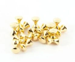 Funky Metallic Dazzle Dumbells - Funky Fly Tying -Fly Fishing Supplies Store Metallic Dazzle Dumbells Gold