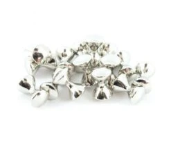 Funky Metallic Dazzle Dumbells - Funky Fly Tying -Fly Fishing Supplies Store Metallic Dazzle Dumbells Silver 1