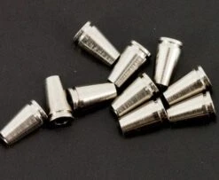 Tubeworx Mini Brass Bottle Tubes - Funky Fly Tying -Fly Fishing Supplies Store Mini Brass Bottle Tubes Silver