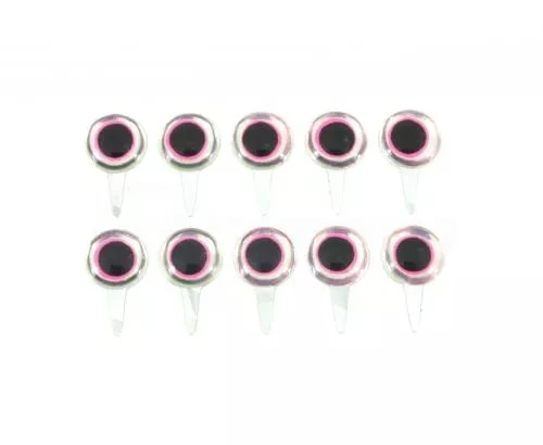 Funky Mirage/Hot Pink Tab Eyes 3D - Funky Fly Tying 1 Funky Mirage/Hot Pink Tab Eyes 3D - Funky Fly Tying