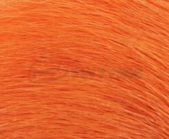 Nature's Spirit Dyed Deer Belly - Funky Fly Tying -Fly Fishing Supplies Store Natures Spirit Dyed Deer Belly Fluo Orange 1