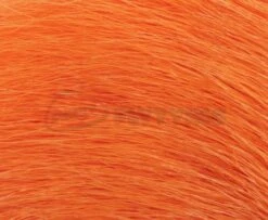 Nature's Spirit Dyed Deer Belly - Funky Fly Tying -Fly Fishing Supplies Store Natures Spirit Dyed Deer Belly Fluo Orange