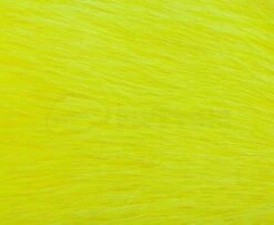 Nature's Spirit Dyed Deer Belly - Funky Fly Tying -Fly Fishing Supplies Store Natures Spirit Dyed Deer Belly Fluo Yellow 1