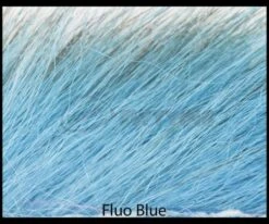 Nature's Spirit Opossum Zonker Strips - Funky Fly Tying -Fly Fishing Supplies Store Natures Spirit Opossum Zonker Strips Fluo Blue