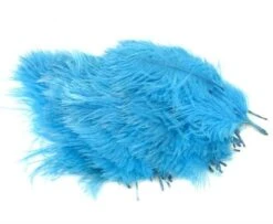 Nature's Spirit Ostrich Belly Spey Plumes - Funky Fly Tying -Fly Fishing Supplies Store Natures Spirit Ostrich Belly Spey Plumes Bluo Blue 1