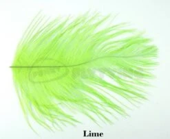 Nature's Spirit Ostrich Herl Pieces - Funky Fly Tying -Fly Fishing Supplies Store Natures Spirit Ostrich Pieces Lime