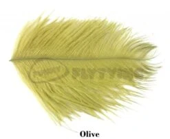 Nature's Spirit Ostrich Herl Pieces - Funky Fly Tying -Fly Fishing Supplies Store Natures Spirit Ostrich Pieces Olive