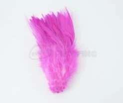Nature's Spirit Strung Saddle Hackle - Funky Fly Tying -Fly Fishing Supplies Store Natures Spirit Strung Saddle Hackle Fluo Hot Pink
