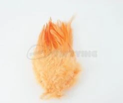 Nature's Spirit Strung Saddle Hackle - Funky Fly Tying -Fly Fishing Supplies Store Natures Spirit Strung Saddle Hackle Fluo Orange