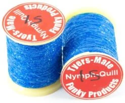 Nymph-Quill - Funky Fly Tying -Fly Fishing Supplies Store Nymph Quill Electric Blue 1