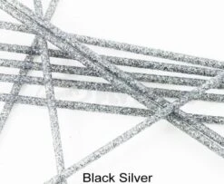 Tubeworx Outer Plastic Tubes 3mm Glitter Colour - Funky Fly Tying -Fly Fishing Supplies Store Outer Plastic Tubes 3mm Glitter Colours Black Silver