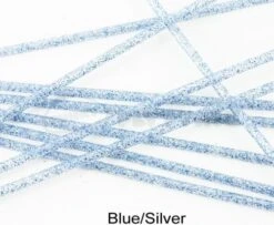 Tubeworx Outer Plastic Tubes 3mm Glitter Colour - Funky Fly Tying -Fly Fishing Supplies Store Outer Plastic Tubes 3mm Glitter Colours Blue Silver