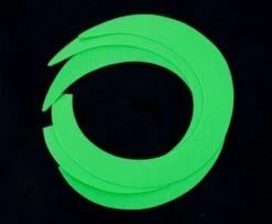 Pacchiarini's Jumbo Wiggle Tails - Funky Fly Tying -Fly Fishing Supplies Store Pacchiarinis Jumbo Wiggle Tails Slim Fl Chartreuse 1