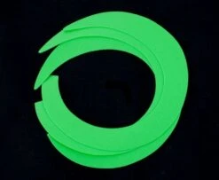 Pacchiarini's Jumbo Wiggle Tails - Funky Fly Tying -Fly Fishing Supplies Store Pacchiarinis Jumbo Wiggle Tails Slim Fl Chartreuse