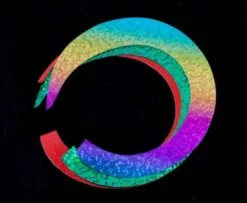 Pacchiarini's Jumbo Wiggle Tails - Funky Fly Tying -Fly Fishing Supplies Store Pacchiarinis Jumbo Wiggle Tails Slim Green Red Rainbow 1