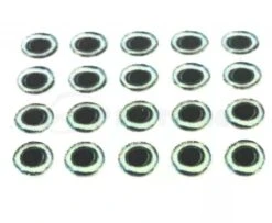 Funky Realistic Baitfish Tape Eyes - Funky Fly Tying