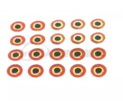 Funky Realistic Sunburst Tape Eyes - Funky Fly Tying