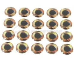Funky Sandeel Ultra Realistic 3D Eyes - Funky Fly Tying -Fly Fishing Supplies Store Sandeel Ultra Realistic 3D Eyes 1