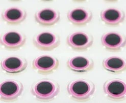 Funky Shimmer Eyes Hot Pink - Funky Fly Tying