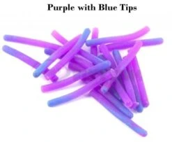 Funky Squirmy Tails - Funky Fly Tying -Fly Fishing Supplies Store Squirmy Tails Purple with Blue TIps 1