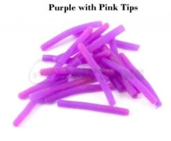 Funky Squirmy Tails - Funky Fly Tying -Fly Fishing Supplies Store Squirmy Tails Purple with Pink Tips 1