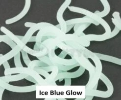 Funky Squirmy Worms - Funky Fly Tying -Fly Fishing Supplies Store Squirmy Worms ice Blue Glow 1