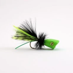 Flymen Surface Seducer Double Barrel Popper Bodies - Funky Fly Tying 35 Flymen Surface Seducer Double Barrel Popper Bodies - Funky Fly Tying -Fly Fishing Supplies Store Surface Seducer Double Barrel green side 1 1