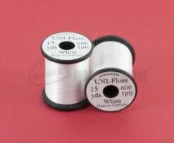 UNI Floss - Funky Fly Tying 27 UNI Floss - Funky Fly Tying -Fly Fishing Supplies Store UNI Floss Rayon 15yrds White 1