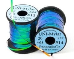 UNI Mylar 2-Tone Tinsel - Funky Fly Tying -Fly Fishing Supplies Store UNI Mylar 2 Tone Tinsel 4