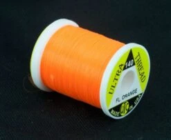 UTC 140 Ultra Thread 100 Yards - Funky Fly Tying -Fly Fishing Supplies Store UTC 140 6 0 Ultra Thread 100 Yards Fl Orange