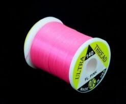 UTC 140 Ultra Thread 100 Yards - Funky Fly Tying -Fly Fishing Supplies Store UTC 140 6 0 Ultra Thread 100 Yards Fl Pink