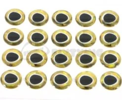 Funky Ultra 3D Gold/Silver Eyes - Funky Fly Tying