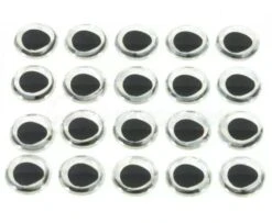 Funky Ultra 3D Holographic Silver Eyes - Funky Fly Tying