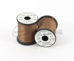 Uni Stretch Floss - Funky Fly Tying -Fly Fishing Supplies Store Uni Stretch Floss Camel 1