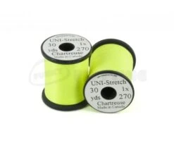 Uni Stretch Floss - Funky Fly Tying -Fly Fishing Supplies Store Uni Stretch Floss Chartreuse 1