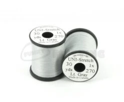 Uni Stretch Floss - Funky Fly Tying -Fly Fishing Supplies Store Uni Stretch Floss Light Grey 1