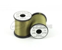 Uni Stretch Floss - Funky Fly Tying -Fly Fishing Supplies Store Uni Stretch Floss Olive 1