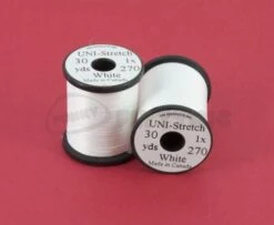 Uni Stretch Floss - Funky Fly Tying -Fly Fishing Supplies Store Uni Stretch Floss White