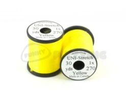 Uni Stretch Floss - Funky Fly Tying -Fly Fishing Supplies Store Uni Stretch Floss Yellow