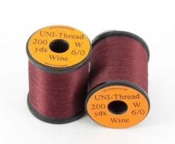Uni Thread 6/0 200 Yards - Funky Fly Tying -Fly Fishing Supplies Store Uni Thread 6 0 200 yards Wine 1