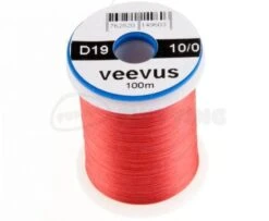 Veevus 10/0 Thread - Funky Fly Tying -Fly Fishing Supplies Store Veevus 10 0 Thread Pale Red 1