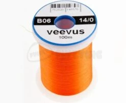 Veevus 14/0 Thread - Funky Fly Tying -Fly Fishing Supplies Store Veevus 14 0 Thread Orange