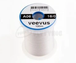 Veevus 16/0 Thread - Funky Fly Tying -Fly Fishing Supplies Store Veevus 16 0 Thread Light Grey 1