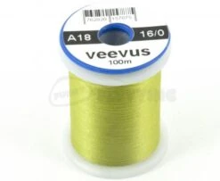 Veevus 16/0 Thread - Funky Fly Tying -Fly Fishing Supplies Store Veevus 16 0 Thread Light Olive