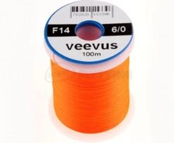 Veevus 6/0 Thread - Funky Fly Tying -Fly Fishing Supplies Store Veevus 6 0 Thread Fluo Orange